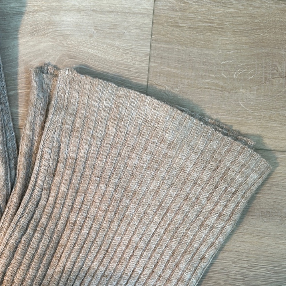 H&M Cozy Ribbed Knit Pants - Beige - Picture 4 of 6
